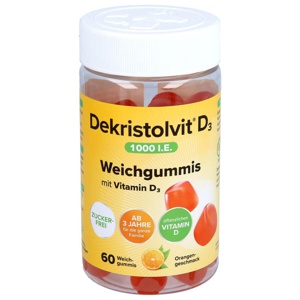 Dekristolvit D3 1000 I.E. Weichgummis 60 St Produktbild