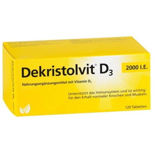 Dekristolvit D3 2.000 I.E. Tabletten, 120 St Tabletten Produktbild