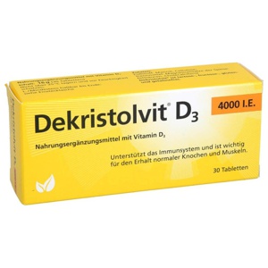 Dekristolvit D3 4.000 I.E. 30 St Tabletten Produktbild