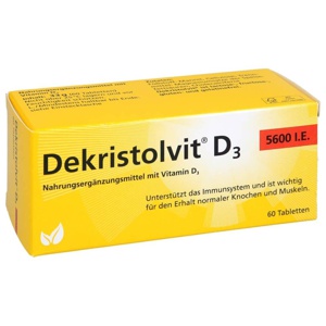 Dekristolvit D3 5.600 I.E. Tabletten, 60 St Tabletten Produktbild