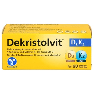Dekristolvit D3 K2 2000 I.E. 60 St Tabletten Produktbild