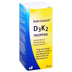 Dekristolvit D3 K2 TROPFEN 25 ml Tropfen Produktbild