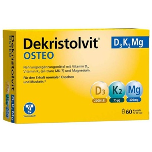 Dekristolvit OSTEO D3 K2 Mg 60 St Kapseln Produktbild