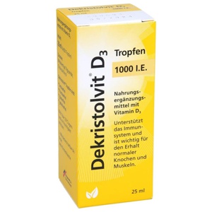 Dekristvit D3 1.000 I.E. Tropfen 25 ml Tropfen Produktbild
