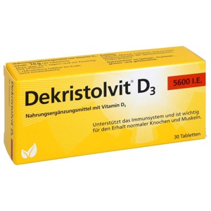 Dekristvolvit D3 5.600 I.E 30 St Tabletten Produktbild