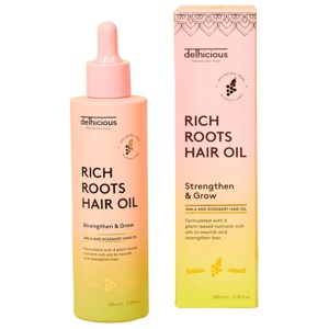 Delhicious Rich Roots Hair & Scalp Oil 100ml produkt bild