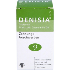 DENISIA 9 Zahnungsbeschwerden Tabletten Produktbild