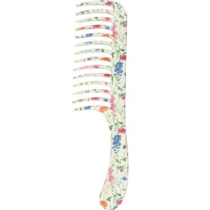 Denman Deluxe D28 Wide Tooth Detangler Comb, Floral Fantasies produkt bild
