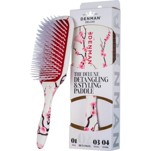 Denman Deluxe D38 Power Paddle Brush Cherry Blossom 1 pcs produktbillede