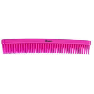 Denman Detangle & Tease Three-Row Comb Pink produktbillede