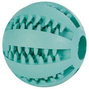 Trixie Denta Fun Baseball Mintfresh Naturgummi Ø 5 cm produkt bild