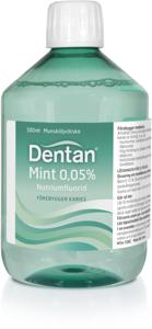 Dentan Mint, munsköljvätska 0,05 % 500 ml produkt bild