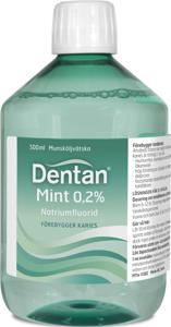 Dentan Mint munsköljvätska 0,2 % 500 ml produkt bild