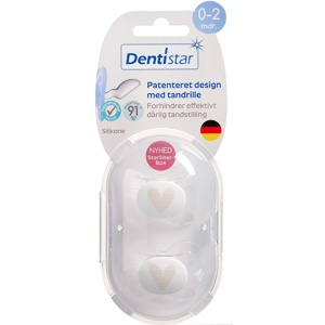 Dentistar Silikone Sut 0-2 mdr 2 stk produktbillede