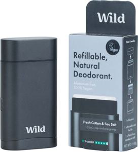 Wild Black Case Fresh Cotton & Sea Salt Deo Start produkt bild