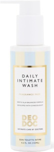 DeoDoc Daily Intimate Wash Fragrance Free 125 ml produktbilde