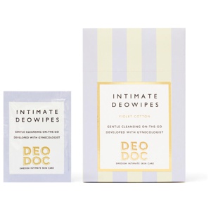 DeoDoc Intimate Wipes Violet Cotton 10pcs produktbilde