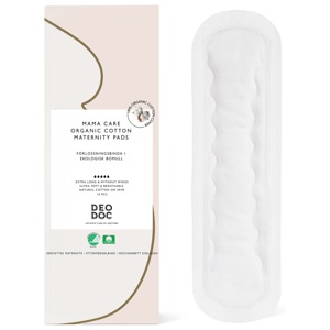 DeoDoc Mama Care Organic Cotton Maternity Pads 10 stk. produktbillede