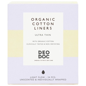 DeoDoc Organic Cotton Liners Ultra Thin 24pcs produktbilde
