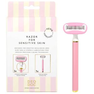 DeoDocs Intimate Shaving Razor Pink produkt bild