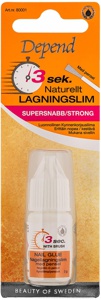 Depend 3 Sec. Natural Nail Glue With Brush produktbilde