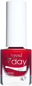 Depend 7day Hybrid Polish Exclusive Red 5 ml produkt bild
