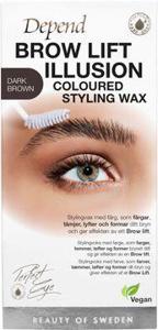 Perfect Eye Brow Illusion Wax Dark Brown produkt bild