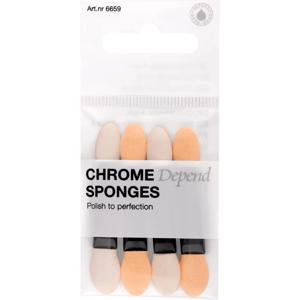 Depend Chrome Sponges 4-pack produkt bild