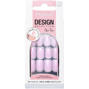 Depend Cosmetic Design Selection Nails 24 pieces - Cherry Blossom Medium Square produktbillede