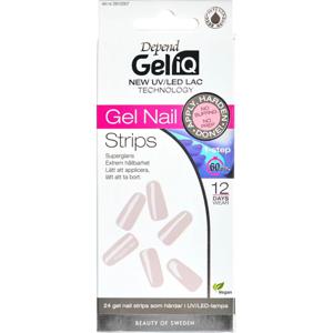 Depend Cosmetic Gel iQ Gel Nail Strips French Flirt produkt bild