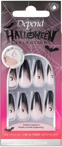 Depend Design Nails Halloween, Smokey French Almond produkt bild
