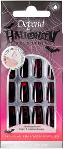 Depend Design Nails Halloween, Vampire Spell Short Coffin produkt bild
