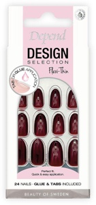Depend Design Selection Bordeaux Red Medium Oval produktbilde