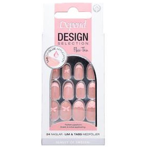 Depend Design Selection Pink Bow Oval 1stk produktbillede