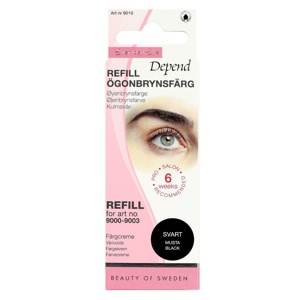 Depend Eyebrow Colour Refill Black produktbilde