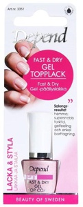 Depend Fast & Dry Gel Topplack produktbilde