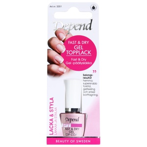 Depend Fast & Dry Gel Topplack 8 ml produkt bild