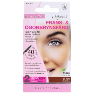 Depend Frans- & Ögonbrynsfärg Brun produkt bild