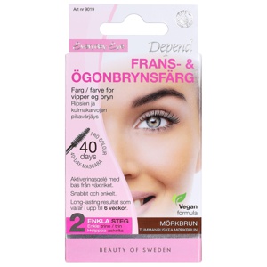 Depend Frans- & Ögonbrynsfärg m.brun produkt bild