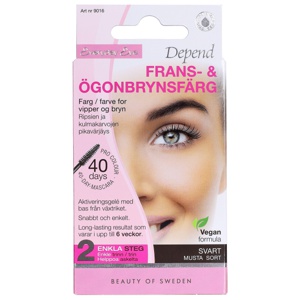 Depend Frans- & Ögonbrynsfärg Svart produkt bild