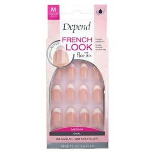 Depend French Look Pink Oval 24 stk produktbillede