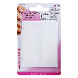 Depend French Manicure Stencils produktbilde