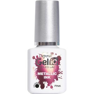 Depend Gel iQ Effect Metallic Ink Pink 5ml produkt bild