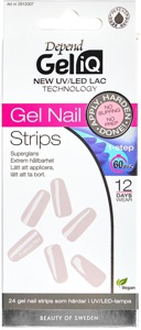 Depend Gel iQ Gel Nail Strips French Flirt produktbilde