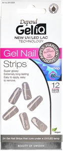 Depend Gel iQ Gel Nail Strips Line Up produktbilde