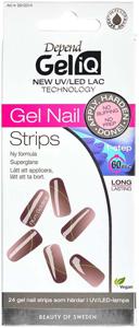 Depend Gel iQ Gel Nail Strips Plum Goldline produkt bild