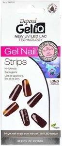 Depend Gel iQ Gel Nail Strips Turtle Shell produktbilde