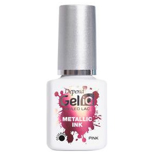 Depend Gel iQ Metallic Ink Pink - 5 ml. produktbillede