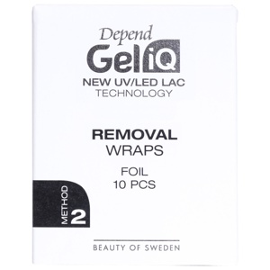 Depend Gel iQ Removal Wraps Folie produktbilde