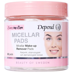 Depend Micellar Make-Up Remover Pads 60 st produkt bild